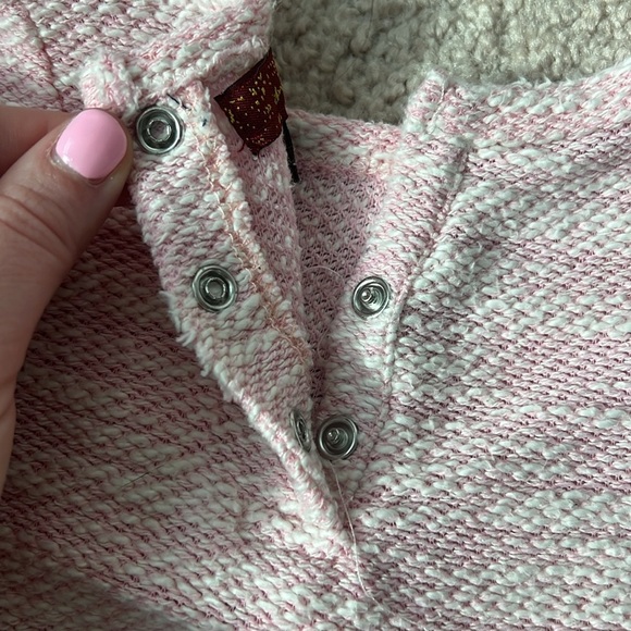7 For All Mankind Girl Toddler Pink Sweater - Picture 6 of 8